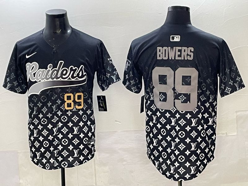 Men 2025 Nike Oakland Raiders #89 Bowers black Limited NFL Jersey 04->dallas cowboys->NFL Jersey